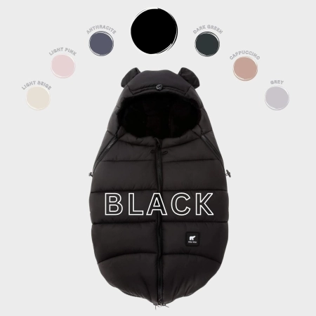 Śpiworek Miu-Mio Mont Blanc Black do wózka i fotelika samochodowego Adamex